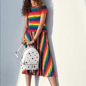 Michael kors rainbow pleated skirt 2